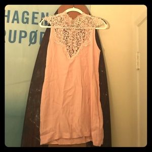 Sweet and sexy backless mini dress